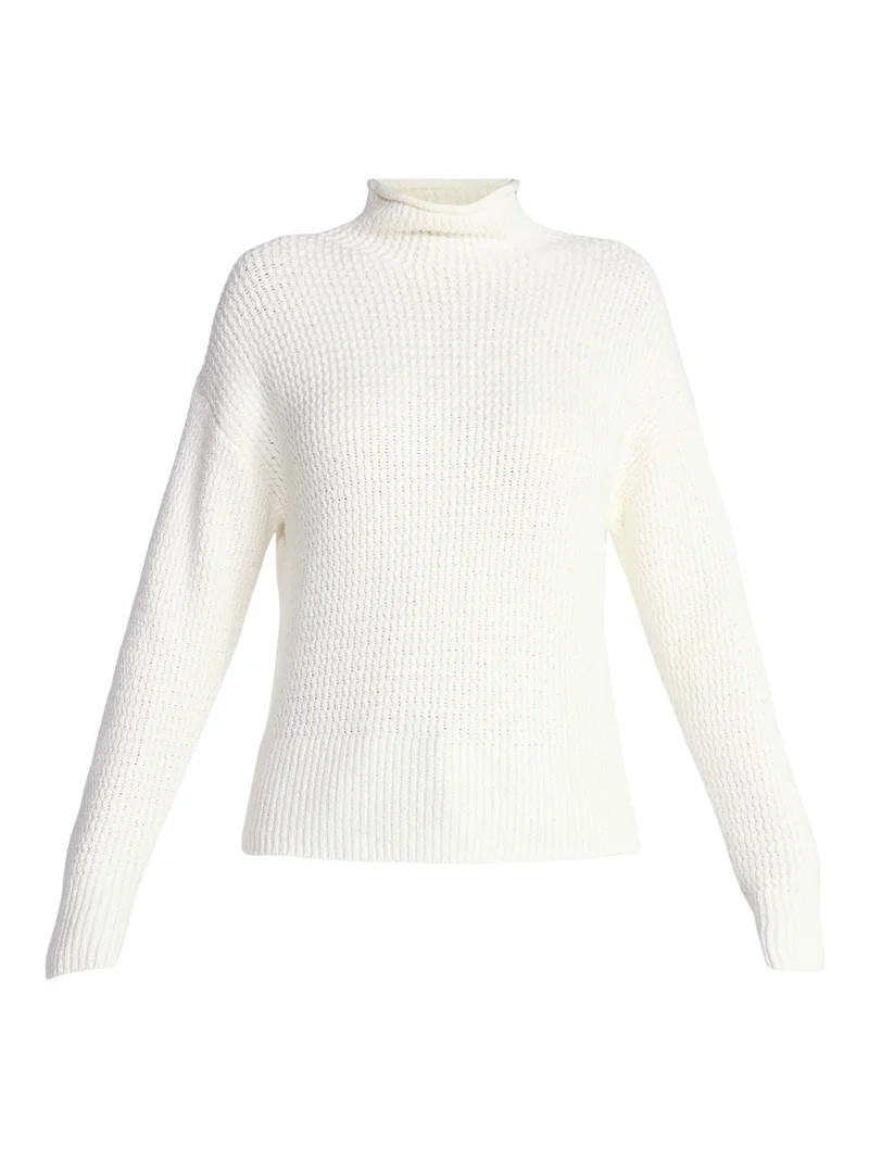 Time and Tru Women's Funnel Neck Sweater, Midweight, Sizes XS-XXXL | Walmart (US)