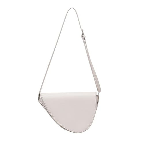 WUDFUME Women Classic Saddle Shoulder Bag Clutch Purse Underarm Handbag PU Leather Crossbody Bag Trendy Small Purse, Black | Amazon (US)