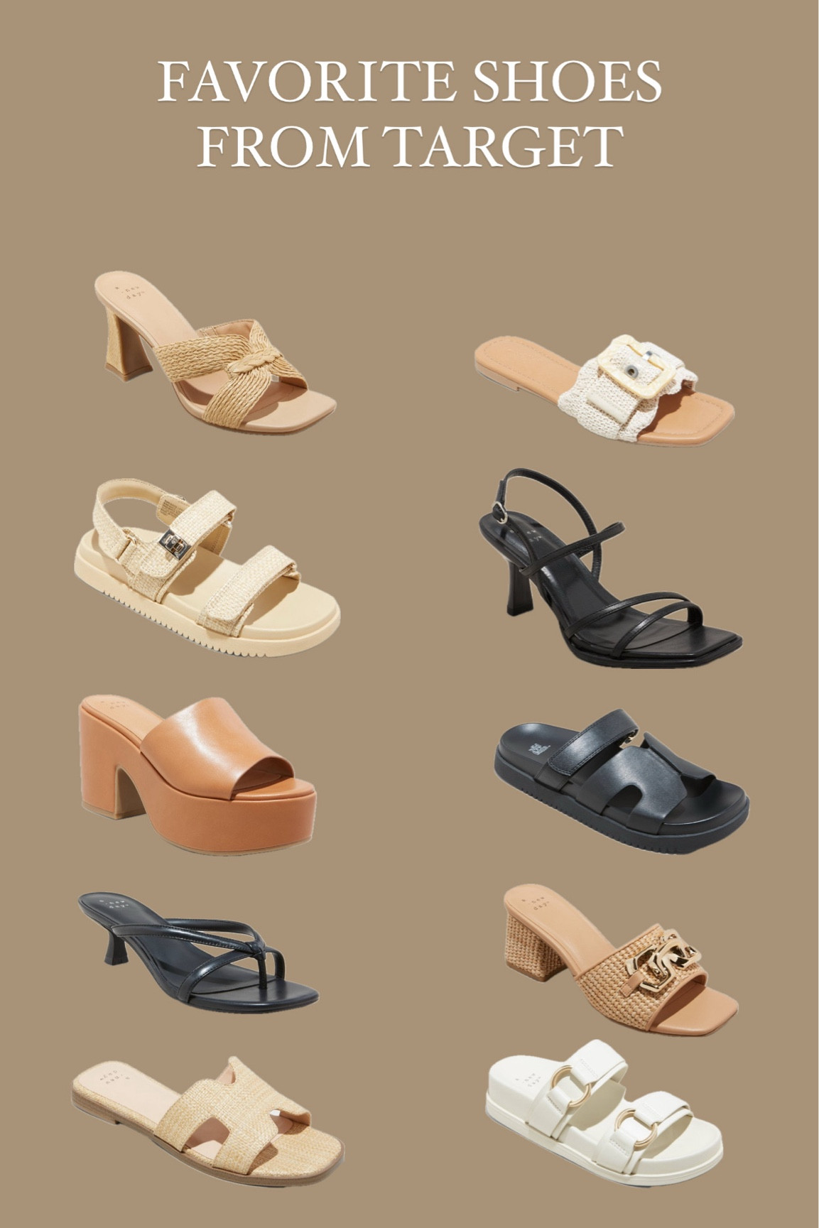Currently crushing over these spring and summer sandals from Target. On sale 20% off this week until March 9 🤍 

#LTKsalealert #LTKSpringSale #LTKshoecrush