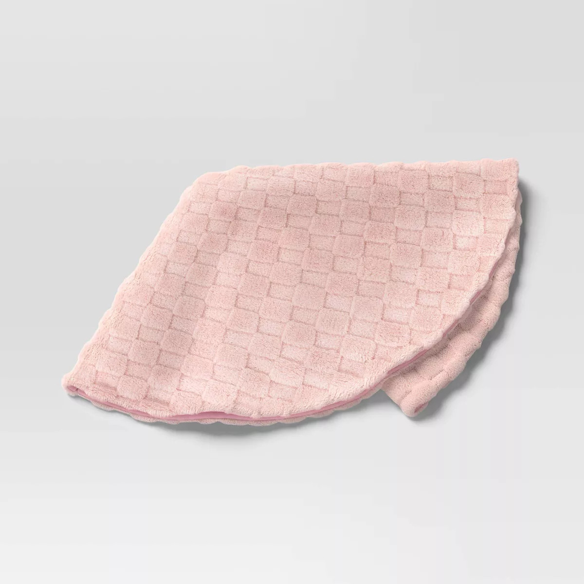 48" Plush Checkerboard Pattern Christmas Tree Skirt Pink - Wondershop™ | Target