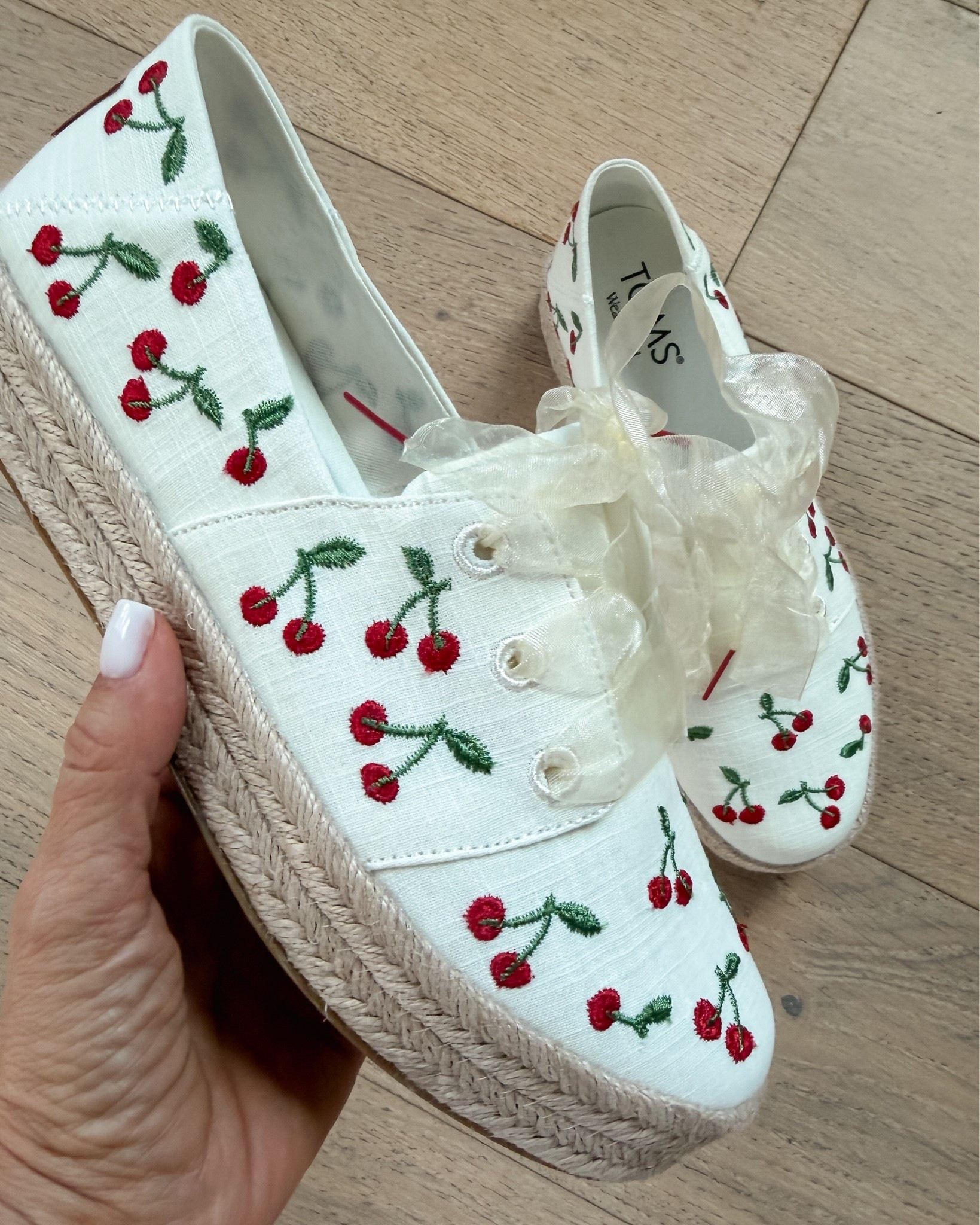 The cutest shoes for summertime! 🍒🍒

#LTKootd #LTKOver40 #LTKSeasonal