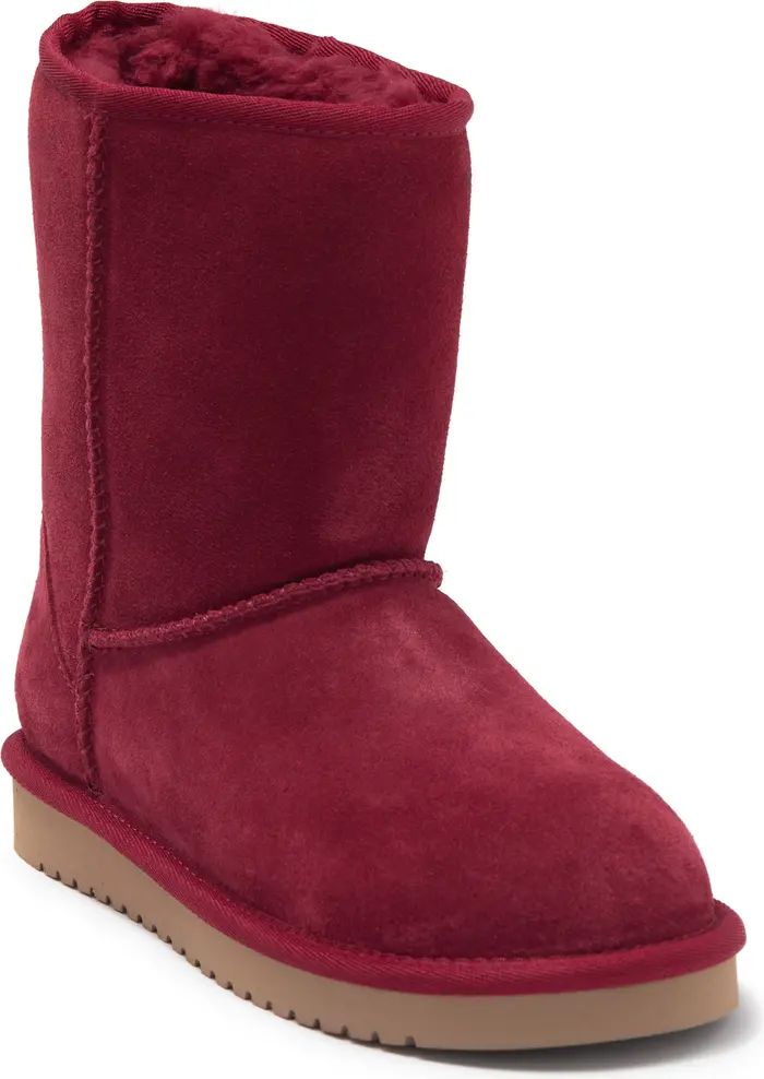 Classic Short Genuine Shearling & Faux Fur Lined Boot - Wide Width Available | Nordstrom Rack