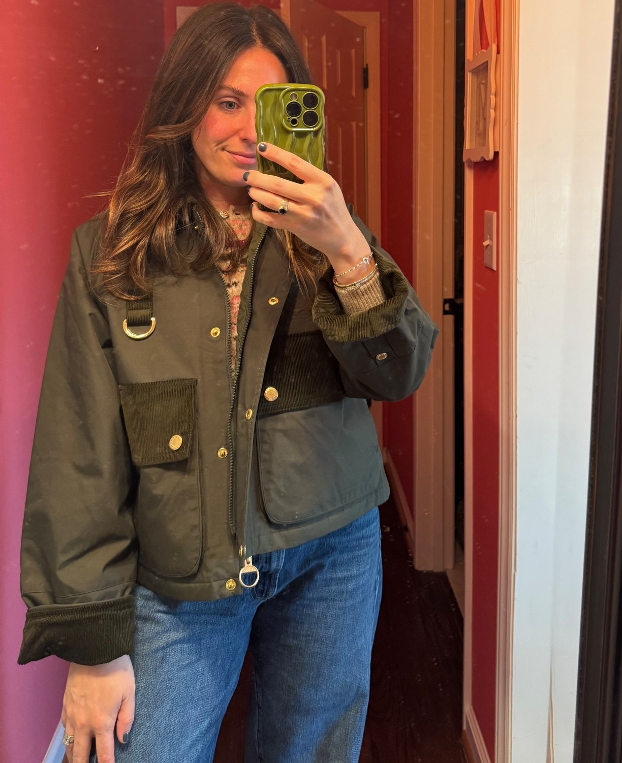 Love this cropped Barbour jacket and I found it on major sale! Sale. Black Friday sale. Barbour. Barbour jacket. Barbour jacket on sale. Sale alert. Cropped jacket. #ltkcyberweek #ltksalealert #ltkseasonal

#LTKCyberWeek #LTKSeasonal #LTKSaleAlert