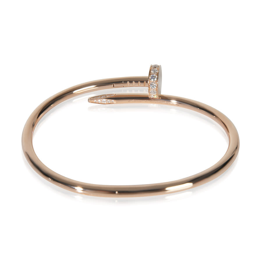 Pre-Owned Cartier Rose Gold Diamond Juste Un Clou Bracelet | Jomashop.com & JomaDeals.com