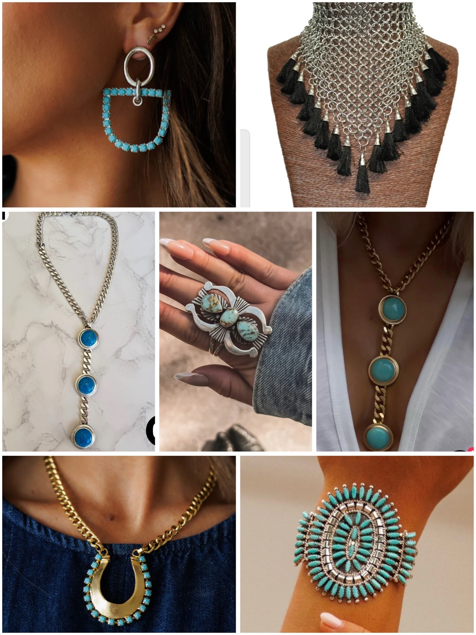 Western style jewelry! Lots of beautiful turquoise finds

#LTKootd #LTKgrwm #LTKSeasonal