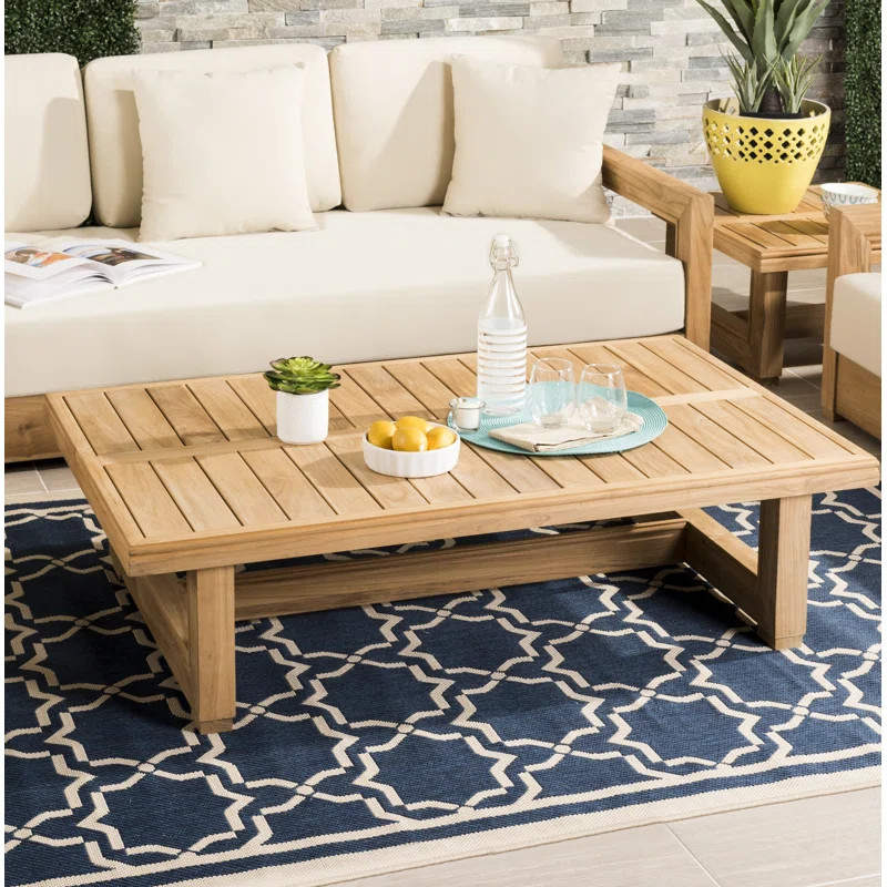 Melrose Outdoor 5 - Piece Teak Conversation Set | Wayfair North America