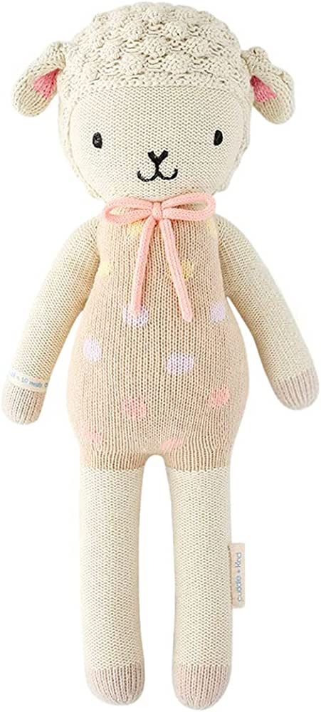 Pastel Lucy The Lamb Regular 20" Hand-Knit Doll – 1 Doll = 10 Meals, Fair Trade, Heirloom Quali... | Amazon (US)