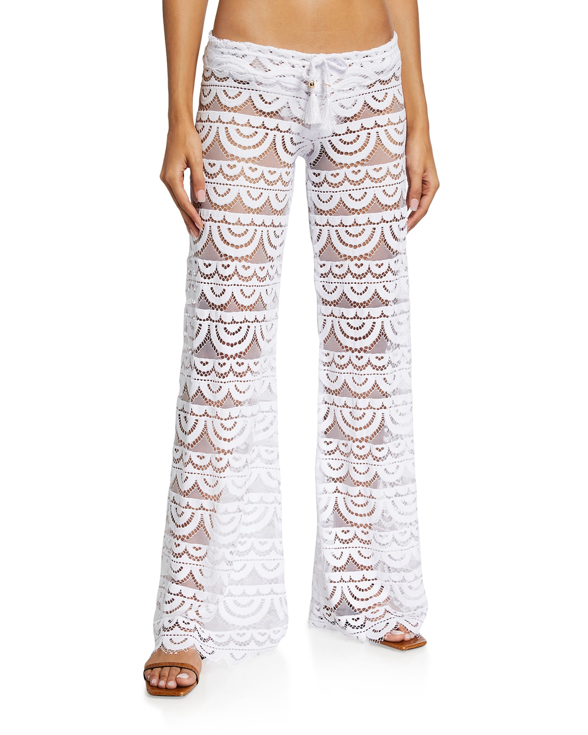 Malibu Lace Coverup Pants | Neiman Marcus