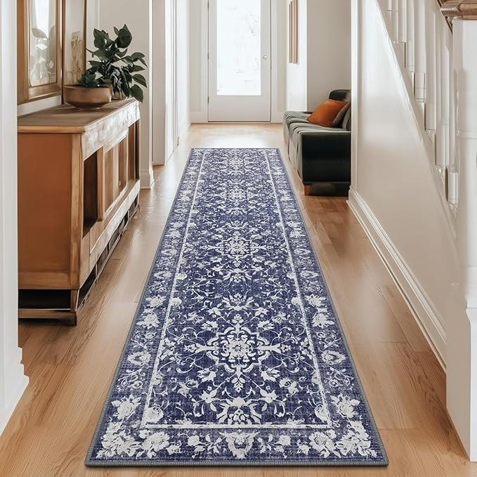 2x8 Runner Rug Machine Washable Hallway Carpet Vintage Non Slip Runner for Kitchen,Entrance Shagg... | Amazon (US)