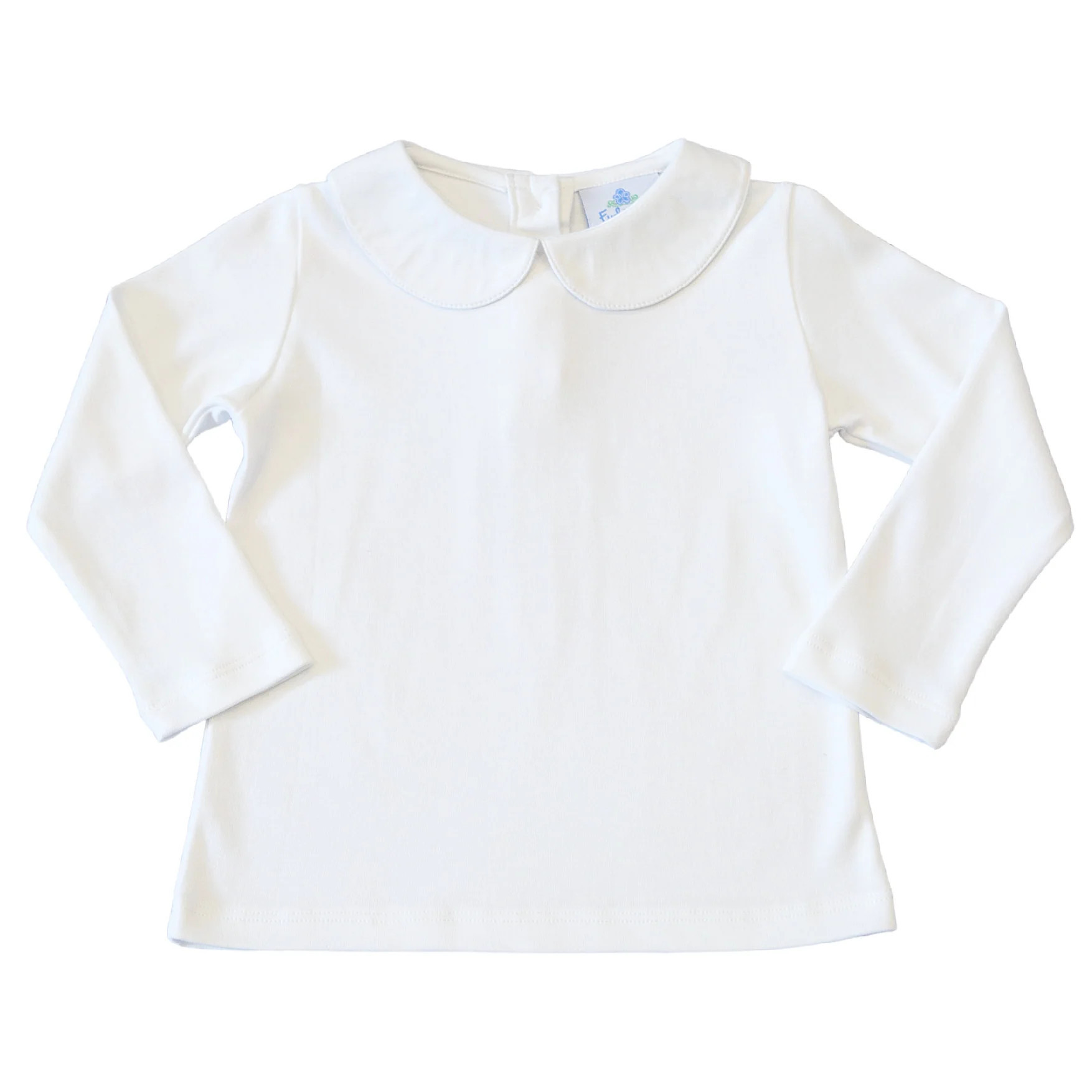 White Pima Collar Childrens Shirt | Eyelet & Ivy