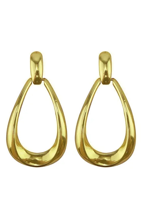 Panacea Doorknocker Drop Earrings in Gold at Nordstrom | Nordstrom