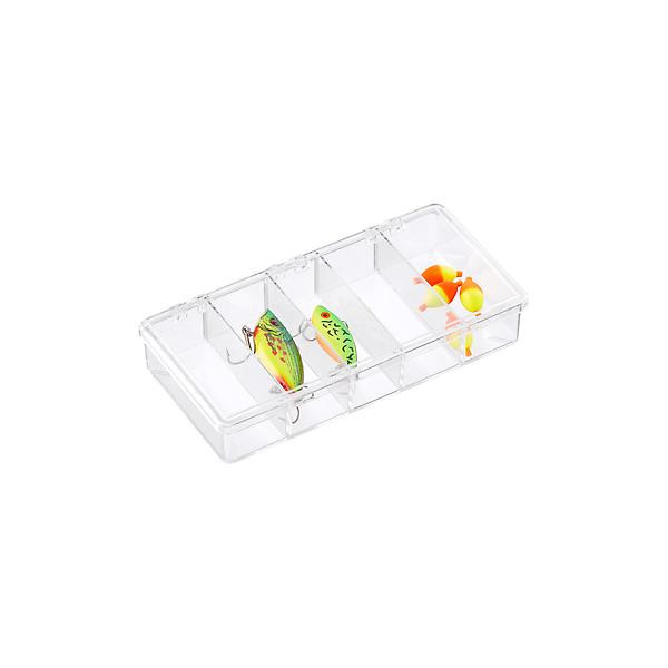 5-Compartment Small Clear Box | The Container Store