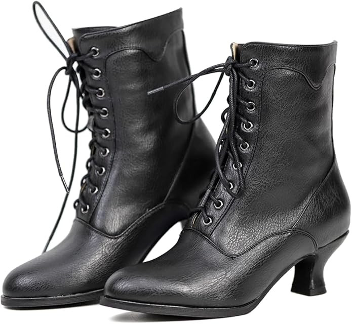 Erocalli Victorian Boots Witch Costume Renaissance Shoes Women Pirate Boots Women Vintage Boots W... | Amazon (US)