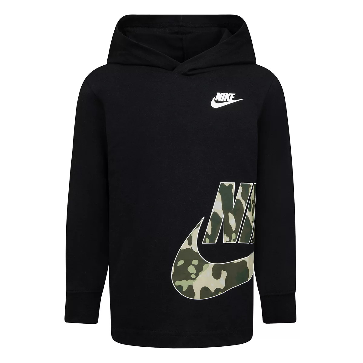 Boys 4-7 Nike Futura Wrap Long Sleeve Hooded T-shirt | Kohl's