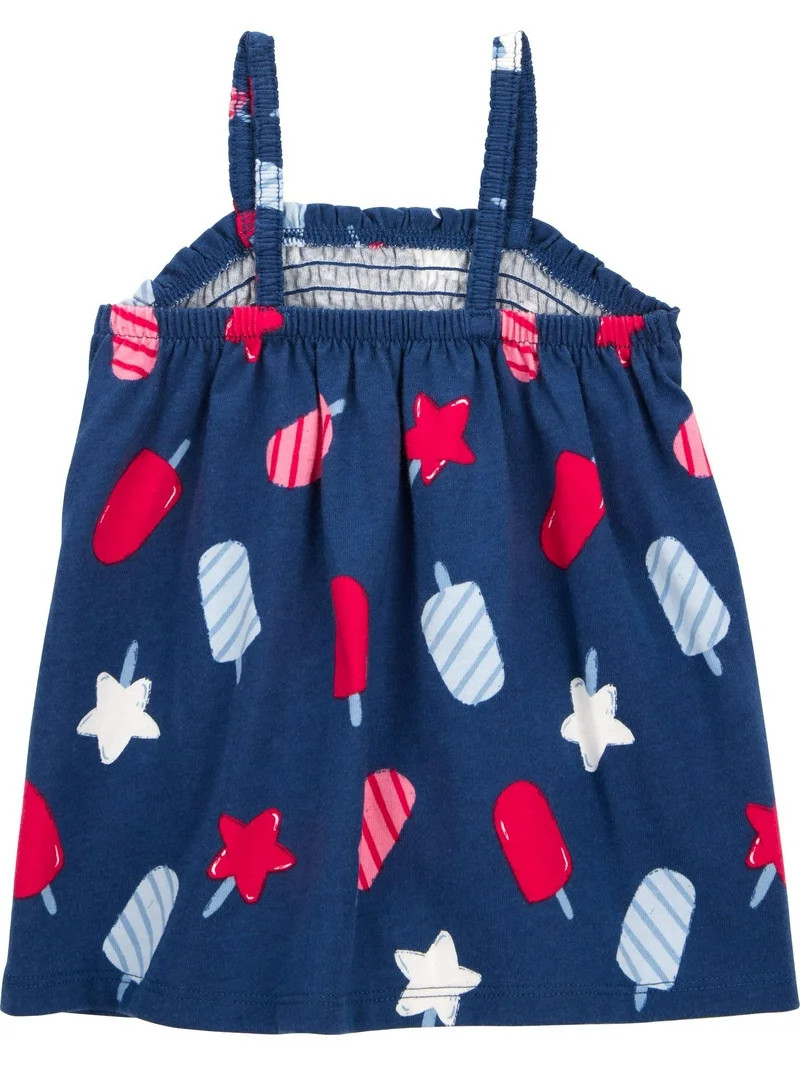 Carter's Child of Mine Baby Girl Patriotic Dress Set, 2-Piece, Sizes Newborn-12 Months | Walmart (US)