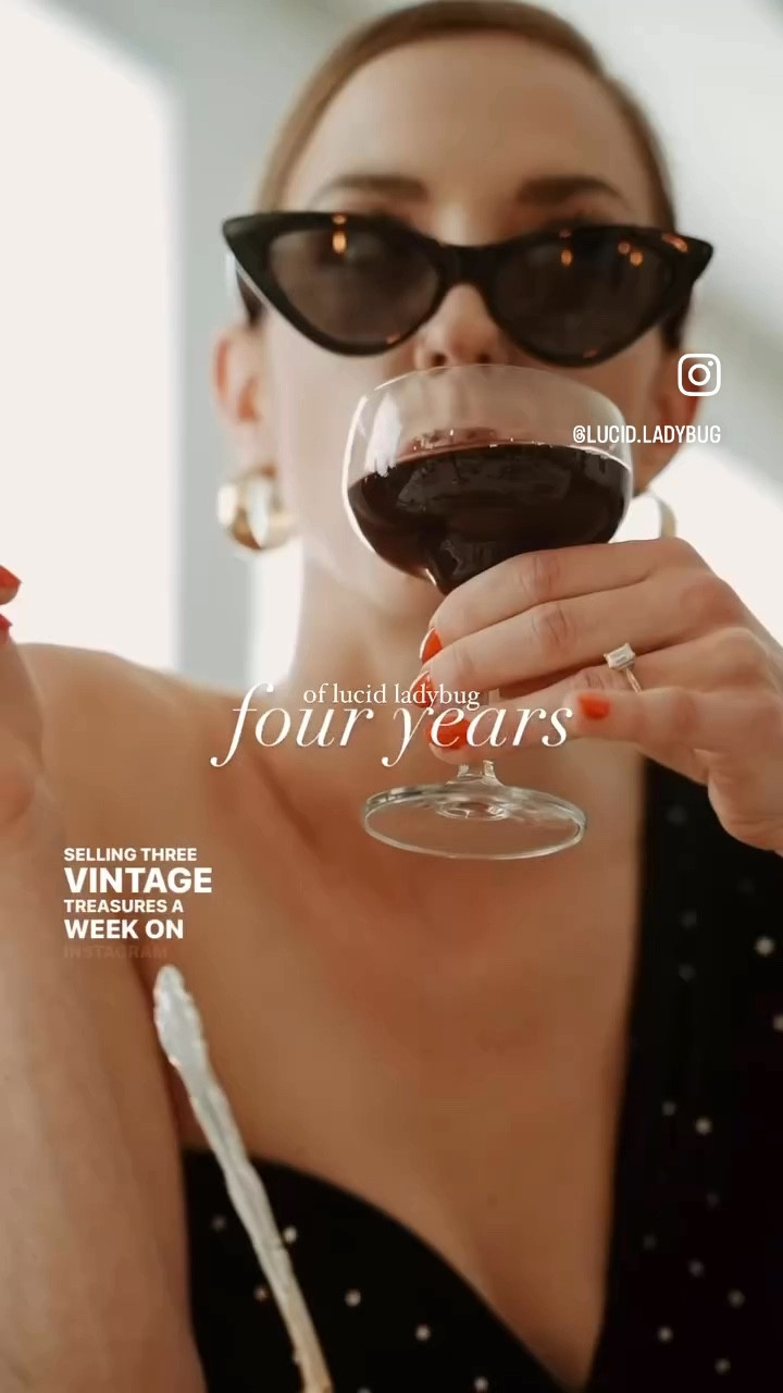 year four ✨

my lifelong creative endeavor! 

lucid ladybug started out of my closet in 2020 selling three vintage treasures a week on instagram

it is now my full-time job as a sustainable stylist, planner, and photographer working alongside dream brands, businesses, and couples in the philadelphia, nj + nyc arts and wedding scene!

we believe the best conversations spark around your table. styling vintage elevates your special celebrations without the environmental impact or waste. thank you so much for your love and support as we continue to blossom - two big annoucements coming soon… ✨

#stylist #lucidladybug #entrepreneur #smallbusiness #artist #photographer #weddingplanner #blog #blogger #cheers #creativedirector 

#LTKHome #LTKVideo #LTKWedding