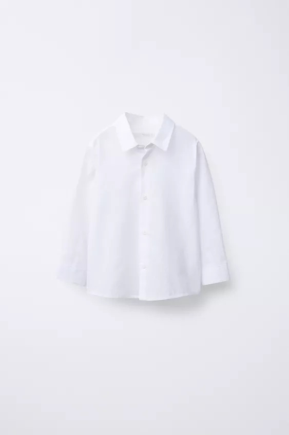 LINEN BLEND SHIRT | Zara US