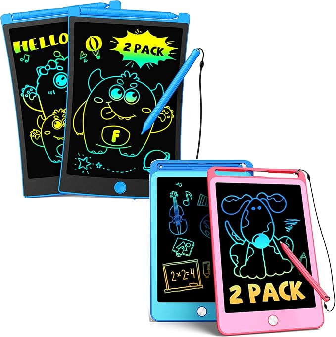 TEKFUN 2PCS 8.5inch + 10inch Doodle Board LCD Writing Tablet | Amazon (US)