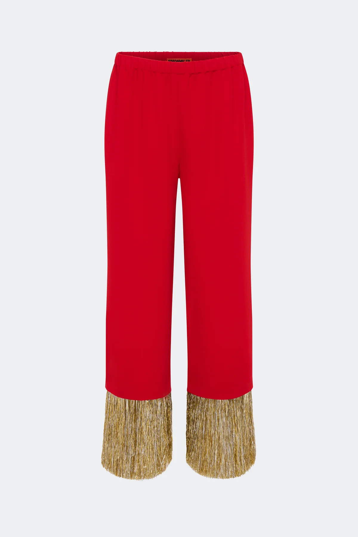 Nella
           Fringe Pant In Lucky Red | Simon Miller