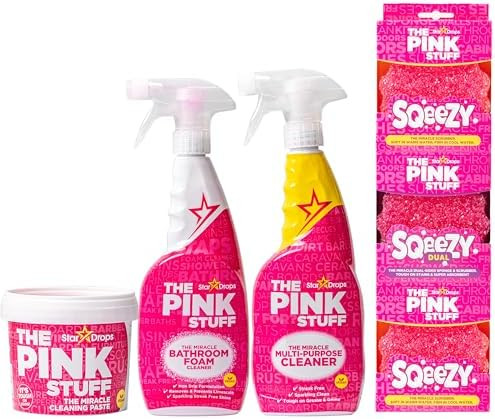 Stardrops – The Pink Stuff Ultimate Cleaning Pack – Miracle Cleaning Paste, Multi-Purpose Spr... | Amazon (US)