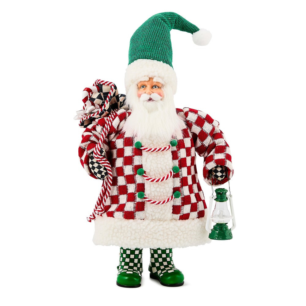 Check It Out Small Fabric Santa | MacKenzie-Childs