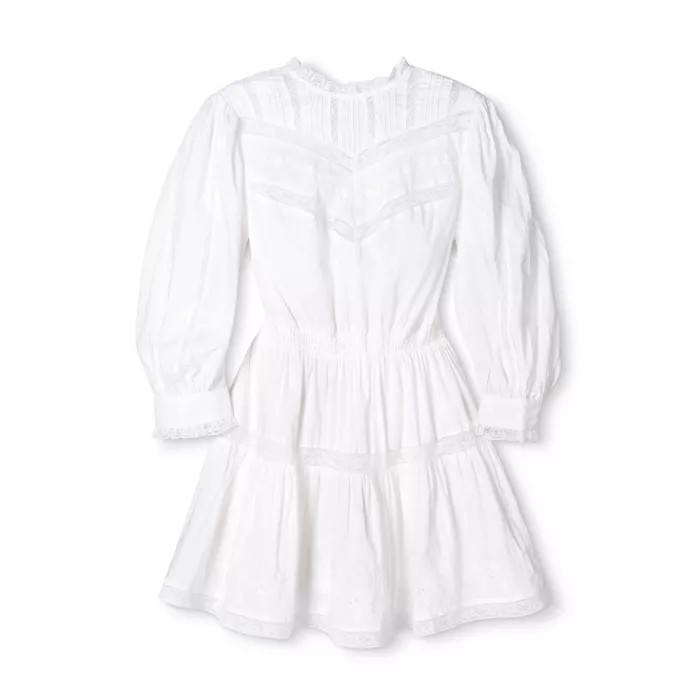 Women's Talulah Pintuck Yoke Dress - LoveShackFancy for Target (Regular & Plus) White | Target