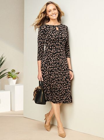 Animal Instinct Knit Dress | Draper's & Damon's