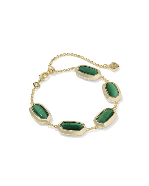 Elaina Bezel Gold Delicate Chain Bracelet | Kendra Scott | Kendra Scott