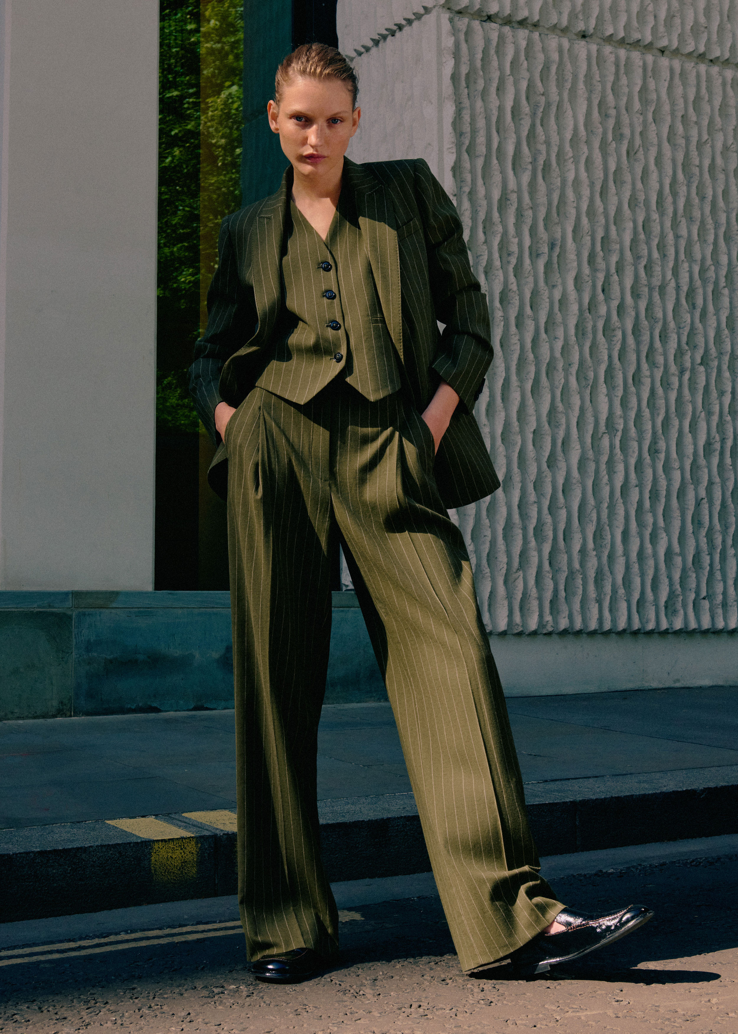 Tapered Pant Wool-Blend Tailoring | ME+EM US