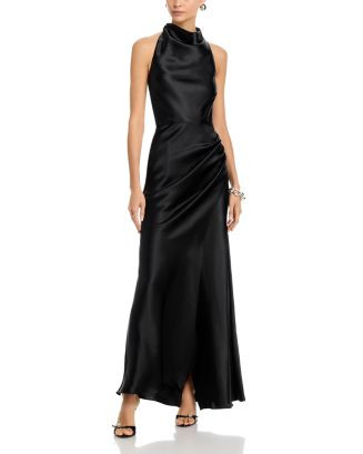 Draped Halter Gown - Exclusive | Bloomingdale's (US)