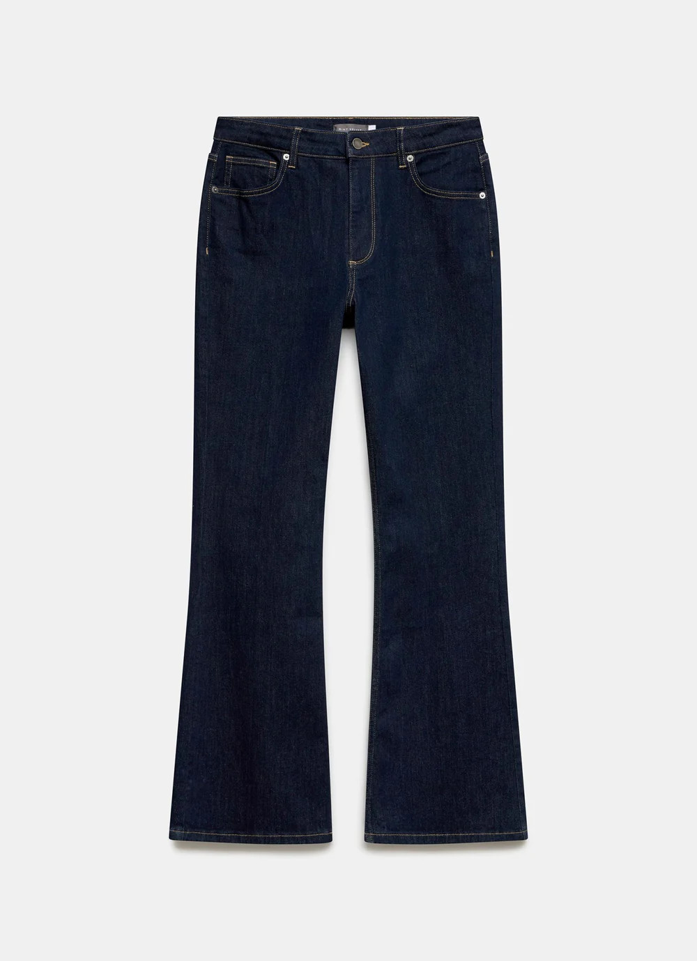 Dark Indigo Flared Jeans | Mint Velvet
