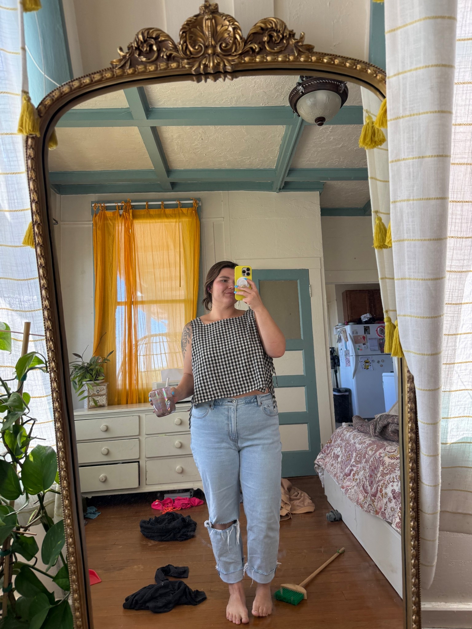 Abercrombie denim sale is ON. 30% off denim and get an extra 15% off with code AFBONNIE
Wearing standard line in 33 short but usually wear the curve love. 
Top size Xl

#LTKMidsize #LTKPetite #LTKSaleAlert