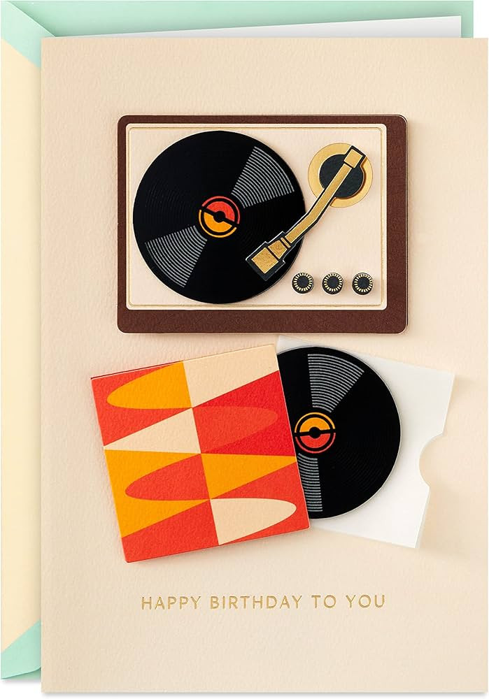 Hallmark Signature Birthday Card (Record) | Amazon (US)