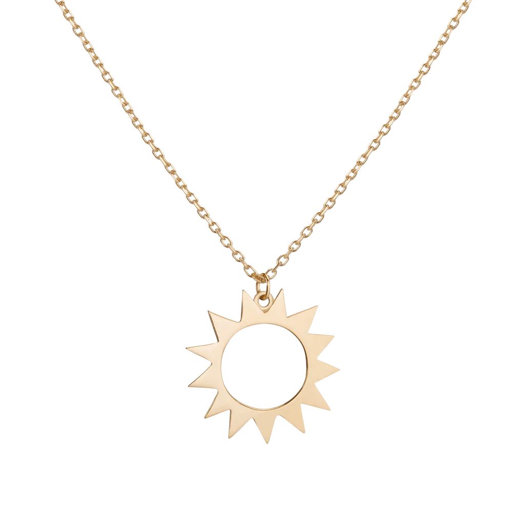 Guiding Light Sun Necklace | AUrate New York