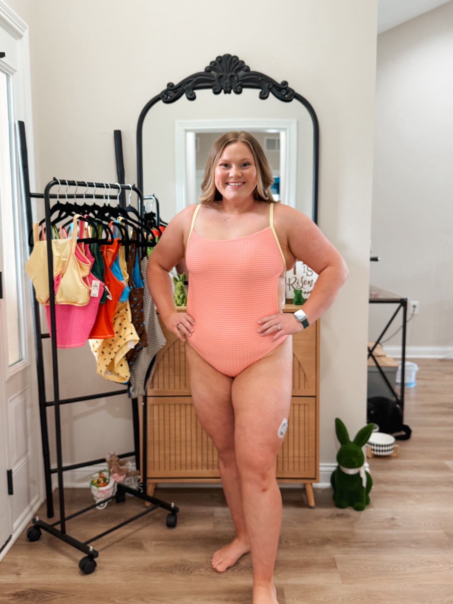 Aeries new swim is in! Striped one piece swim

#LTKmomlife #LTKMidsize #LTKSwim