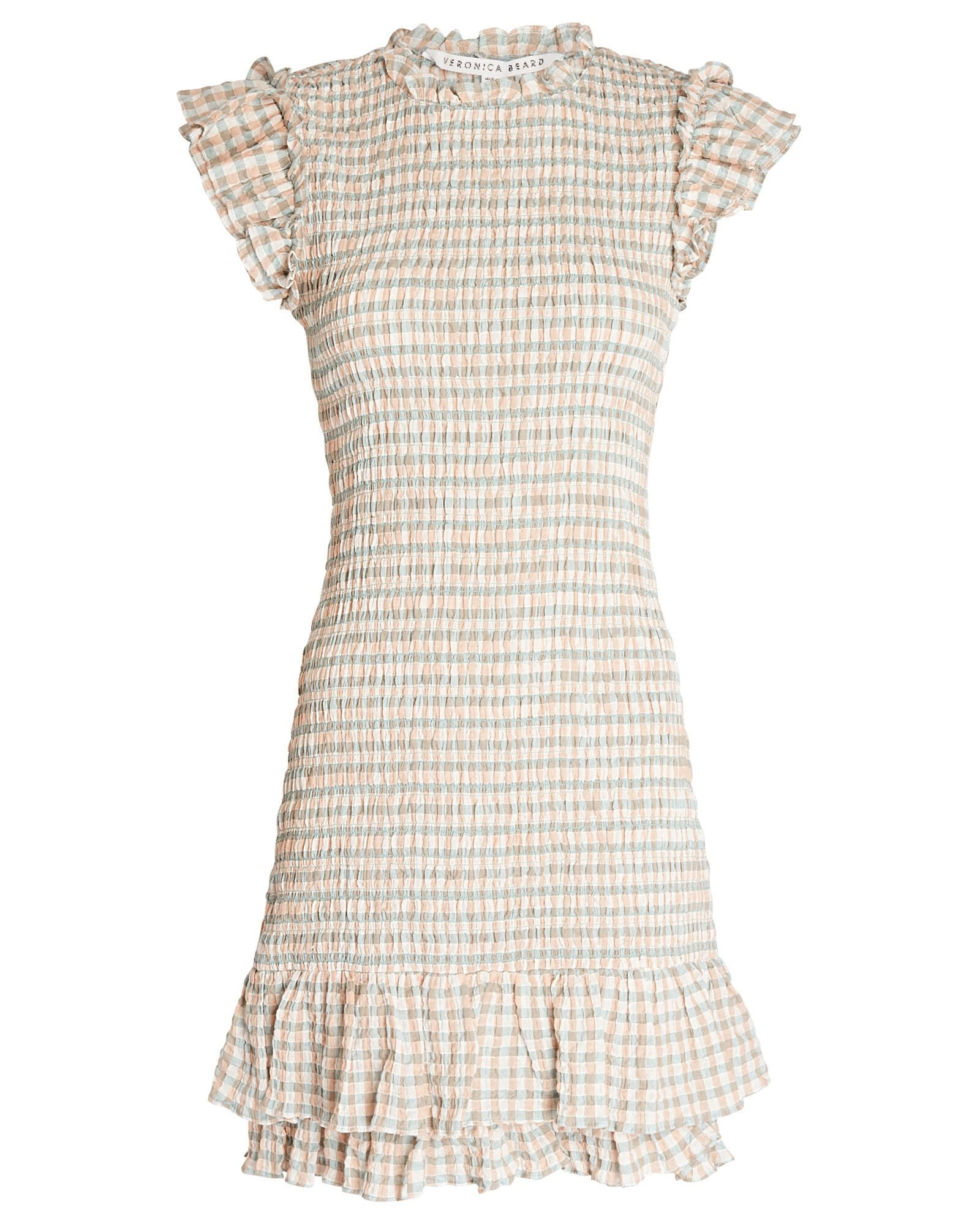 Cici Smocked Gingham Dress | INTERMIX