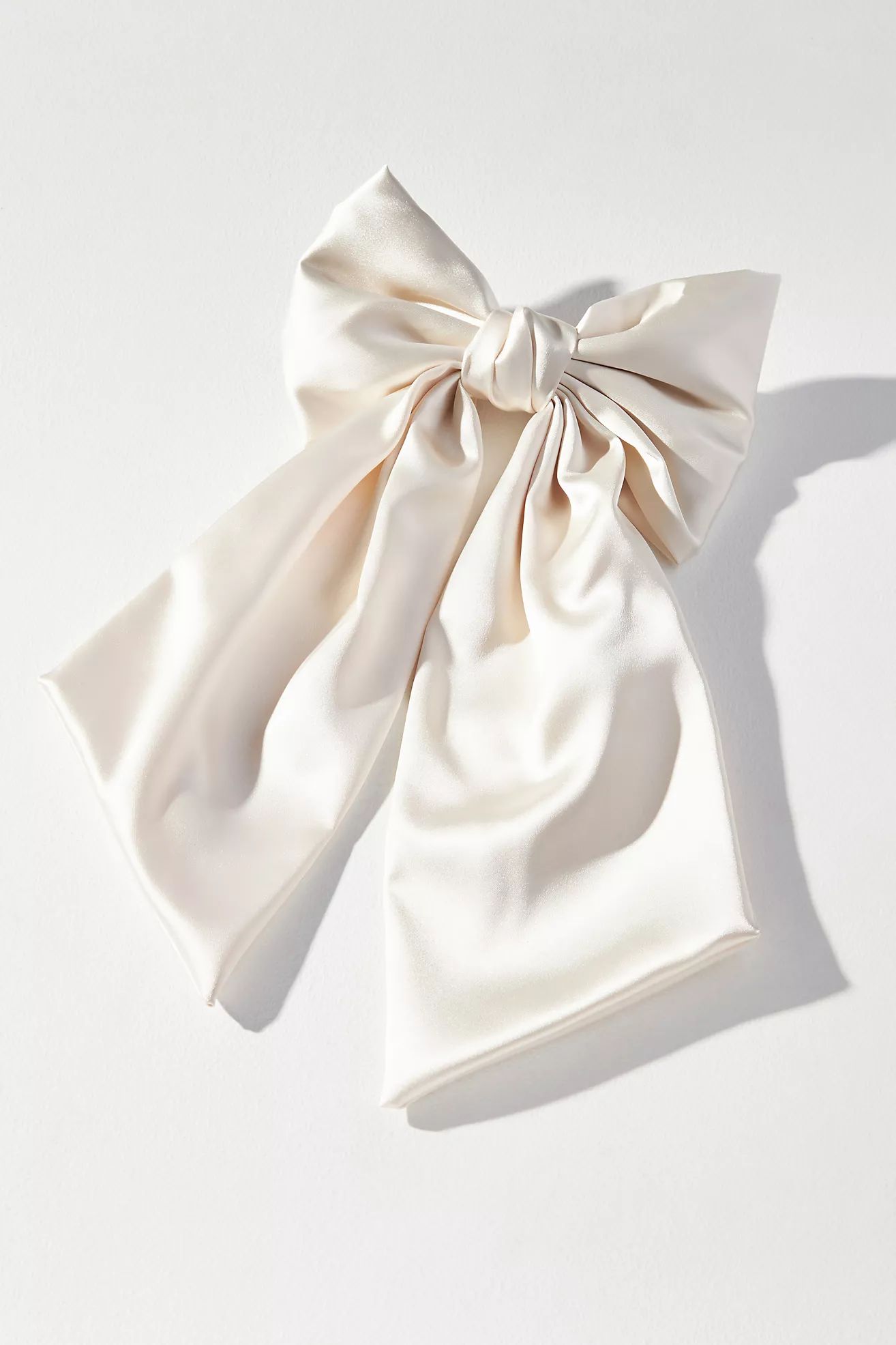 Satin Bow Hair Barrette | Anthropologie (US)