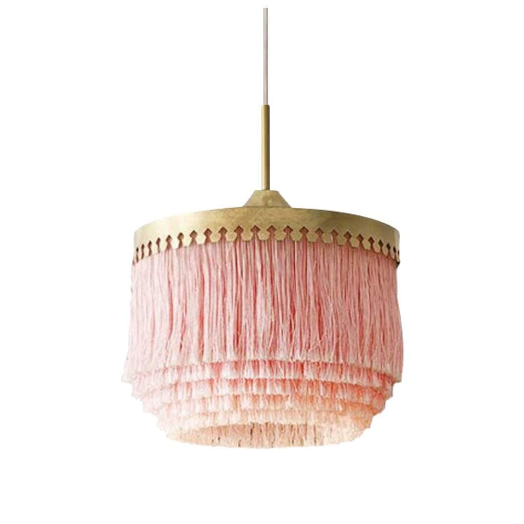 Chandelier, Tassel Pendant Ceiling Light Shade Chandelier,Lantern Cotton Rope Indoor Home Living ... | Amazon (US)
