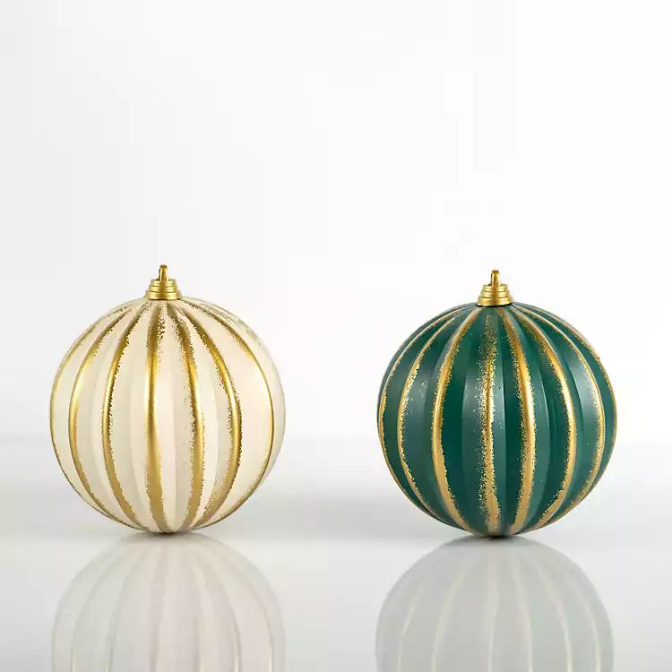 Vibrant Gold Edge Assorted Christmas Ornaments | Kirkland's Home