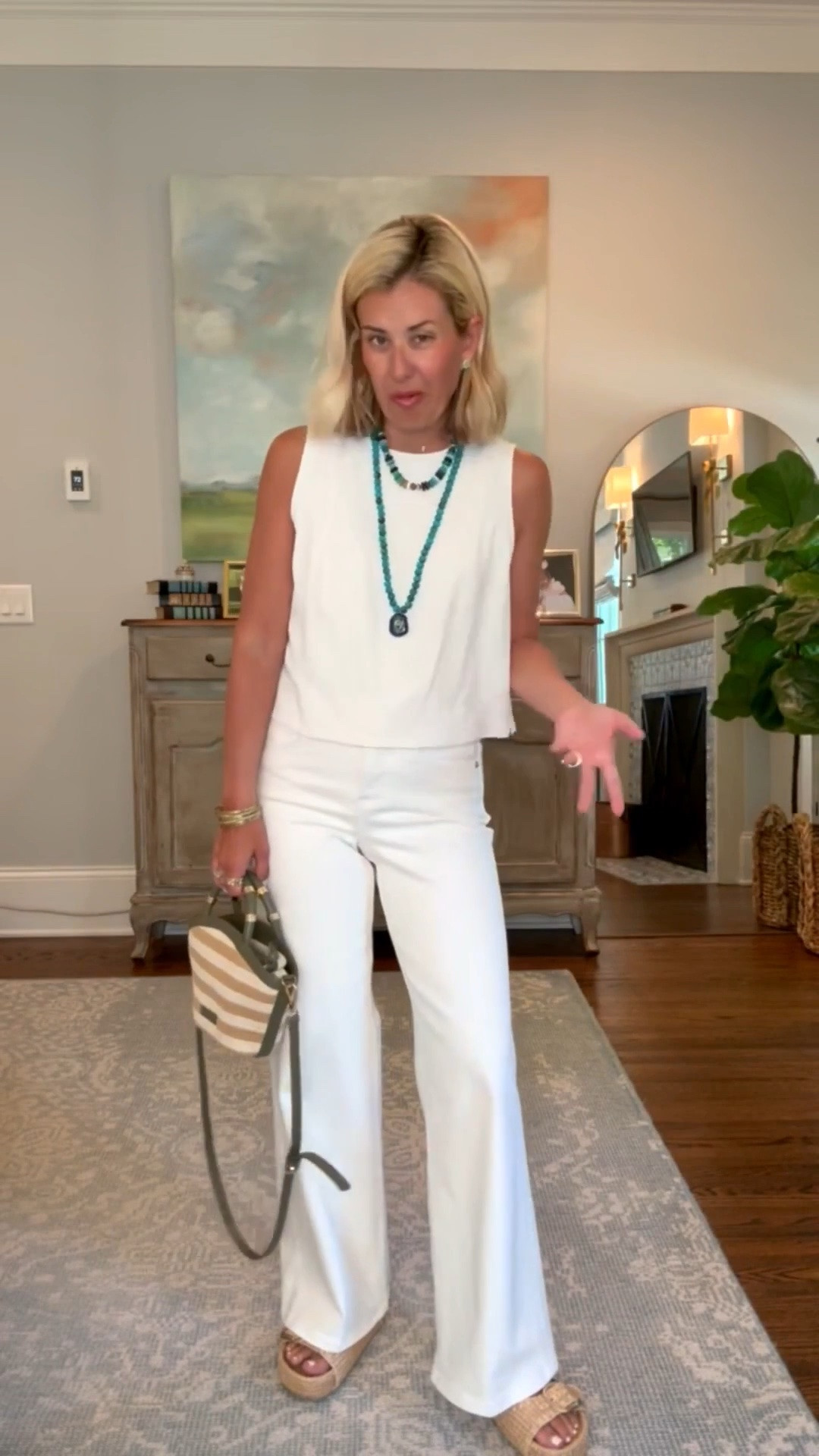 Top Restocked!!! 
Goodness I love a good neutral!! Spanx just gets better & better! 
Sizing:
Air Essentials T-Shirt Dress - small
Air Essentials Crewneck Tank - xs
Air Essentials Short 5" - small
Full Zip Hoodie - xs
Leggings - 7/8 small
Crewneck Tank - xs
Tie-Waist Dress - small
Wide Leg Jeans - xs petite

#LTKdayinmylife #LTKmomlife #LTKOver40