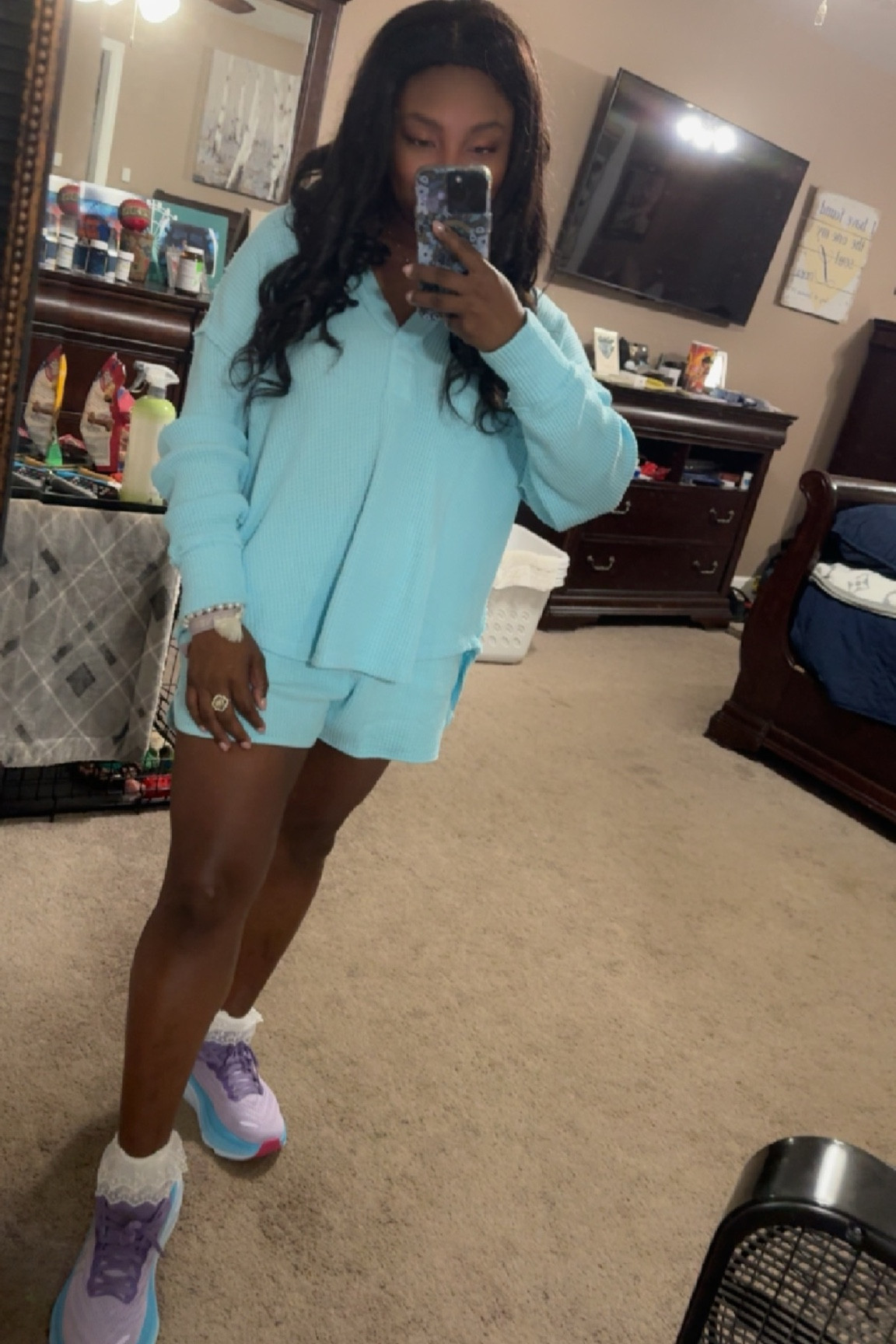 Spring OOTD🩵💜

#LTKSpringSale #LTKshoecrush #LTKSeasonal