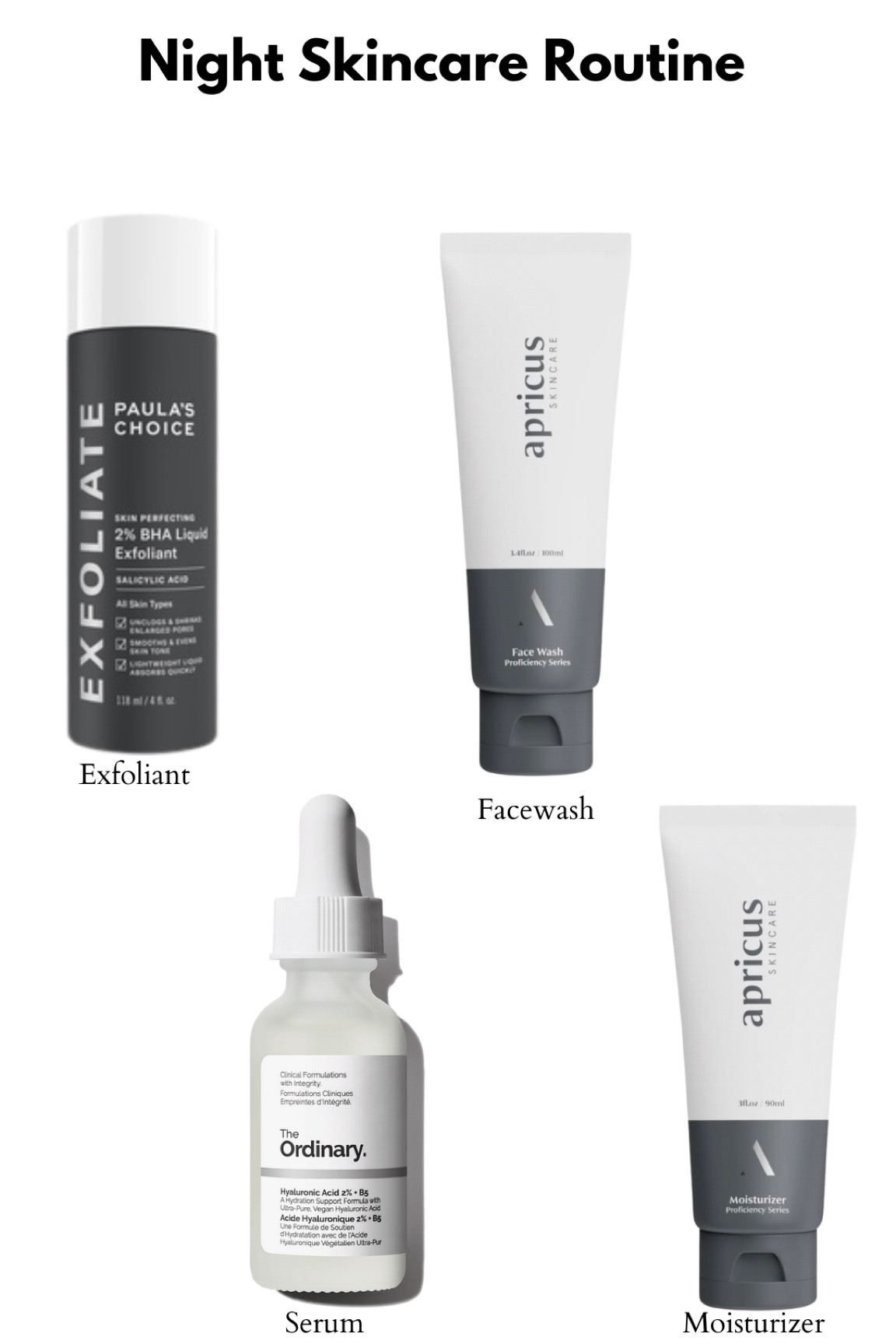 Night Skincare Routine for both men and women #skincare