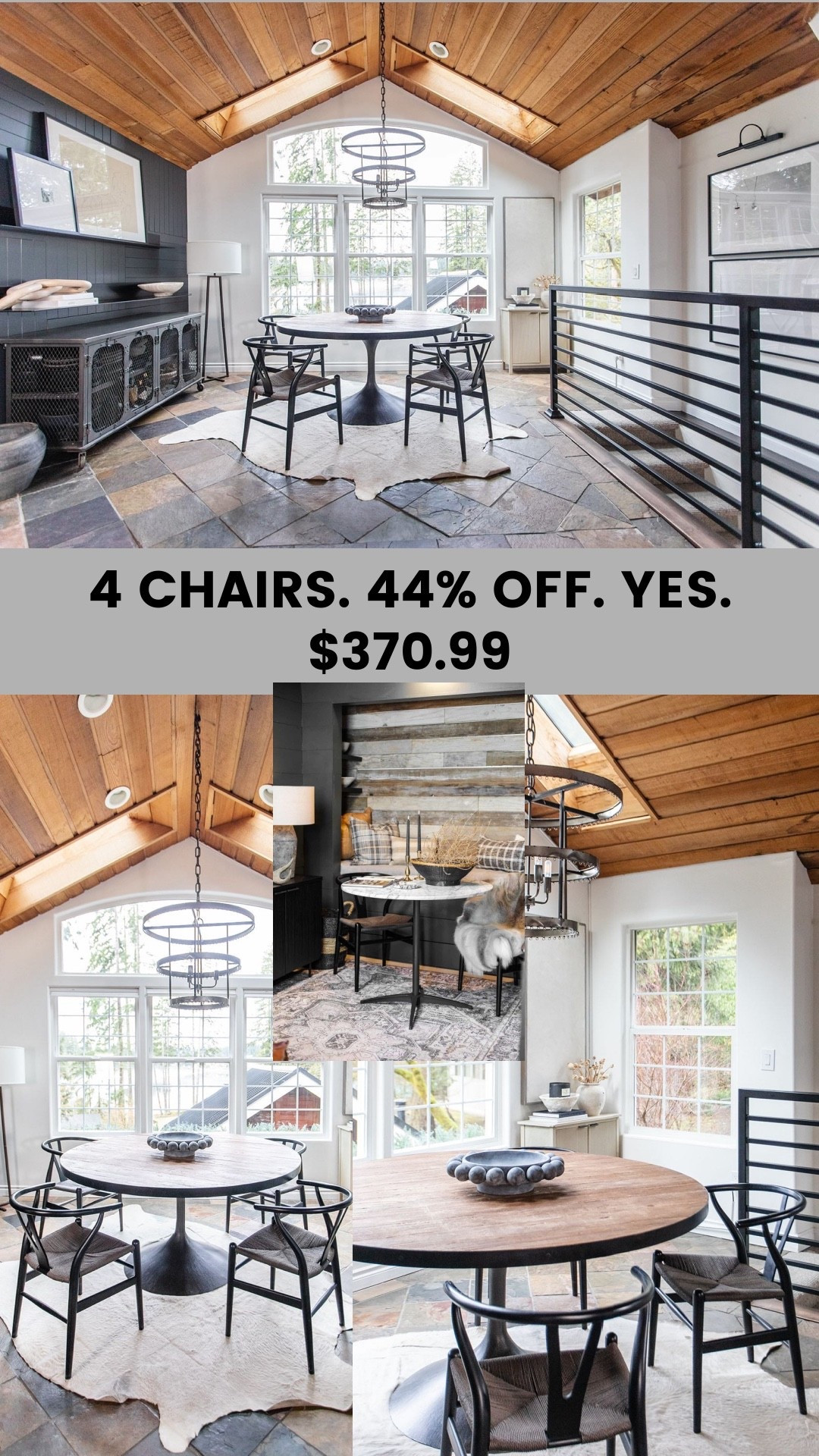 These are the chairs in our dining area.
Set of 4. 44% off. $370.99.

Modern, minimal, and such a good value right now.

Shop them here 👇


#LTKSaleAlert #LTKHome