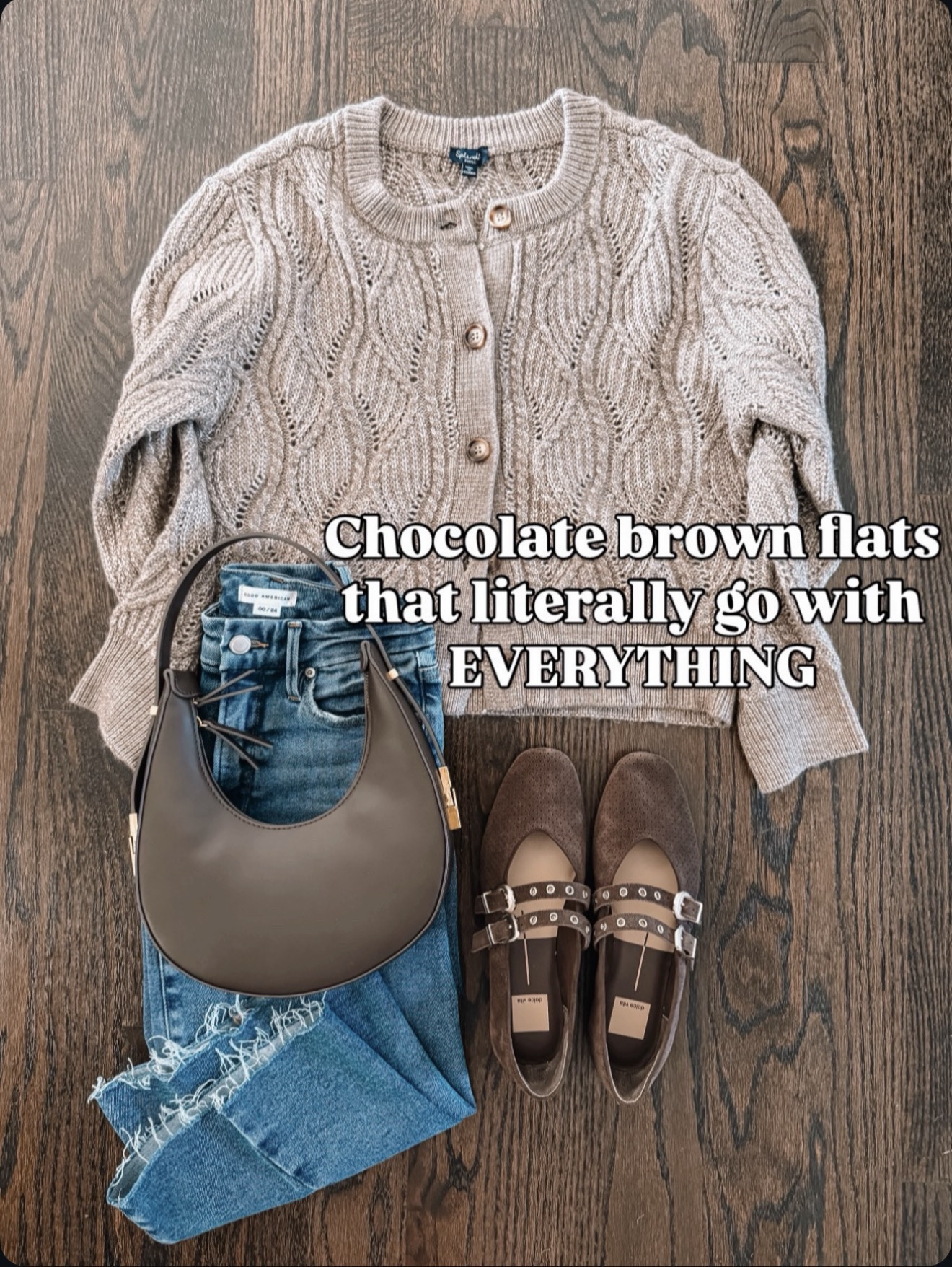 Chocolate brown flats that literally go with everything 🔗⬇️

#LTKOver40 #LTKmomlife #LTKootd