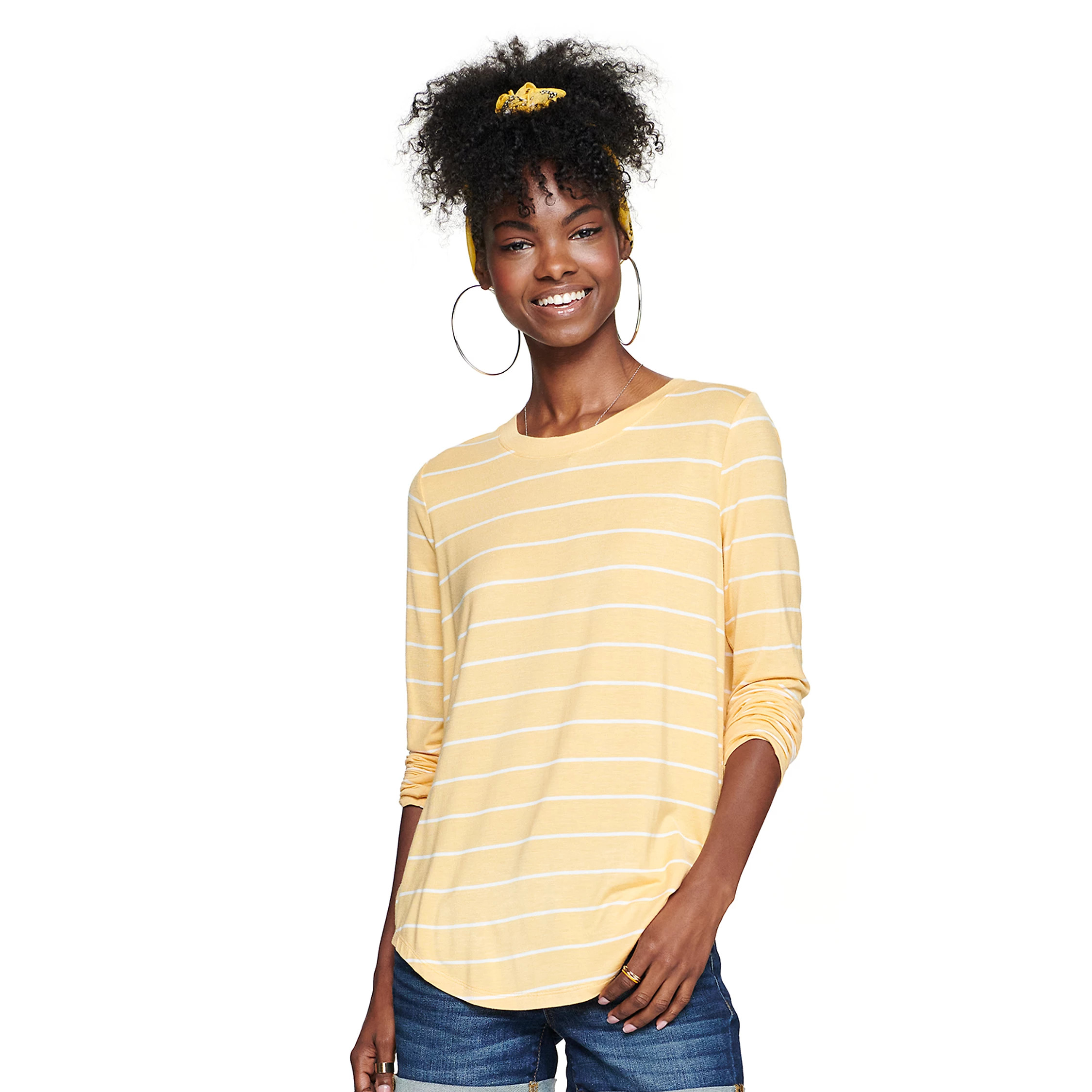 Juniors' SO® Favorite Crewneck Long Sleeve Tee | Kohl's