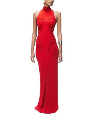 Nocturne Ruched High-Neck Maxi Dress | Bloomingdale's (US)