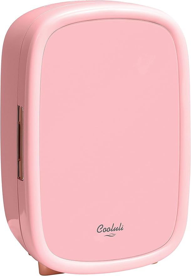 Cooluli Beauty 12L Makeup Fridge - Pink Mini Fridge for Skin Care Accessories, Cosmetics and Faci... | Amazon (US)
