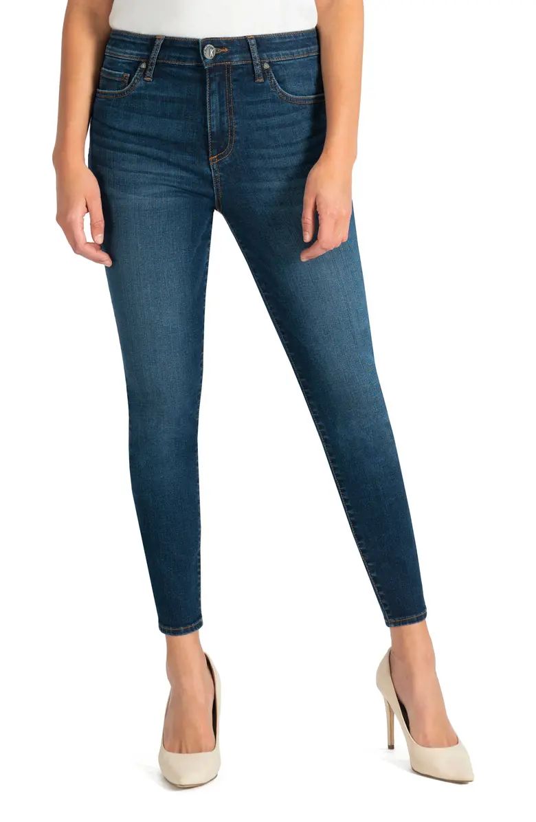 KUT from the Kloth Donna High Waist Ankle Skinny Jeans (Civic) | Nordstrom | Nordstrom