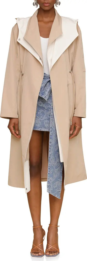 Layered Look Hooded Coat | Nordstrom