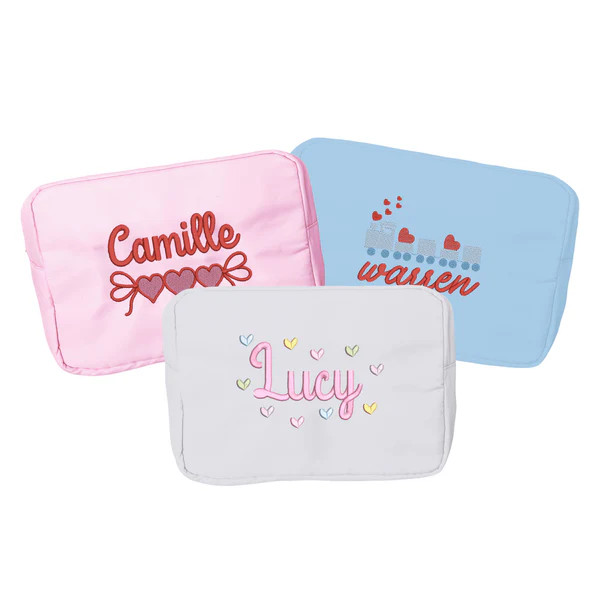 Valentine's Day XL Nylon Pouch | Sprinkled With Pink